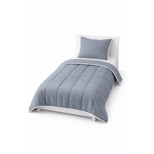 Couette Légère Gris Foncé - 1 Personne  140x200 - Légère
