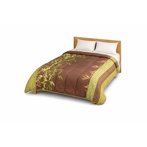 Couette Légère Imprimée Jungle - 2 Personnes 220 X 240 - Spécial Été - Mortreux