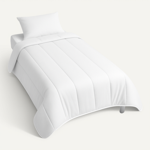 Couette Tempérée Recyclée - 1 Personne 140x200 - Mi Saison