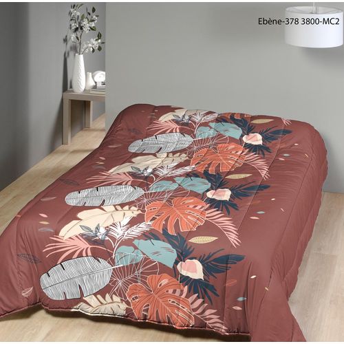 Couette Tempérée Imprimée Ebène - 1 Personne 140x200 - Mi Saison
