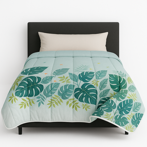 Couette Tempérée Imprimée Marvin - 2 Personnes 220 X 240 - Toutes Saisons - Mortreux