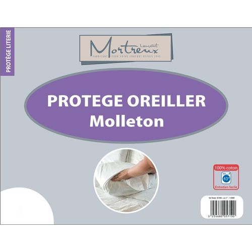 Protège Oreiller Molleton - 60 X 60 - Toutes Saisons