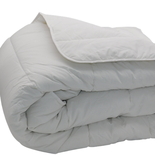 Housse de couette 100% Percale de Coton Lavé 80 fils Gris 220x240