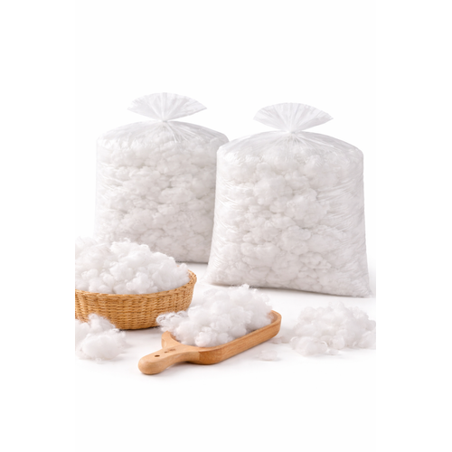 Lot De 2 Sacs De Fibre De Rembourrage Polyester