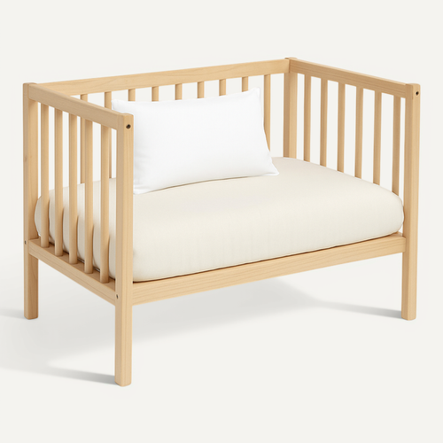 Oreiller Bébé Hypoallergénique 34x24 Cm - Pour 6 Mois à 2 Ans - Respirant, Lavable, Soutien Nuque Doux