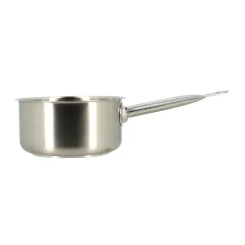 Casserole professionnel 16 cm  Gris vue de profil