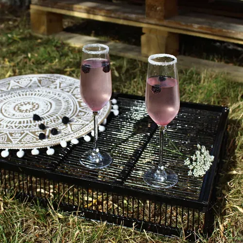 Lot 6 flûtes à champagne 19cl ZENITH Transparent