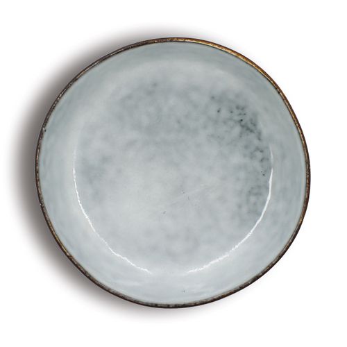Assiette creuse Ø 20 cm BORAL Bleu vue de face