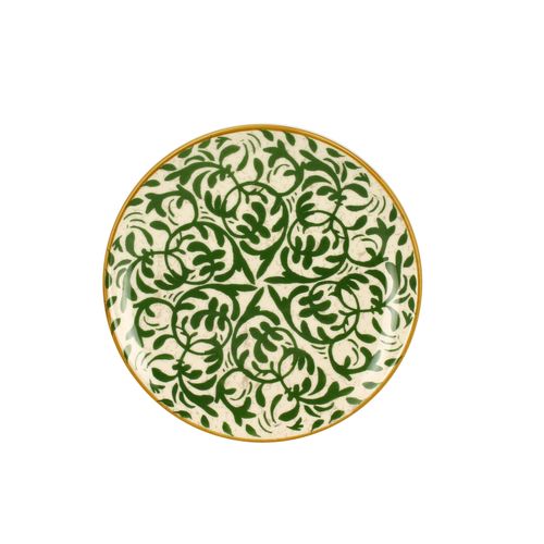 Assiette dessert Ø 19 cm Vert vue de face