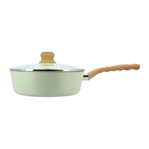 Sauteuse Ø. 24 cm Céladon vue de profil