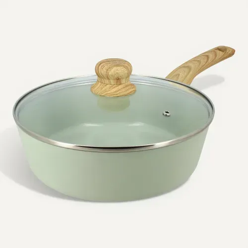 Sauteuse Ø. 24 cm Céladon vue 3/4