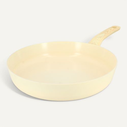 Poêle Ø. 28 cm Crème vue 3/4