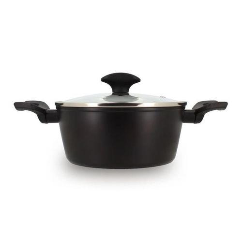 Faitout 20 Cm - Aluminium Forgé 2 L, Revêtement Céramique Antiadhésif, Induction