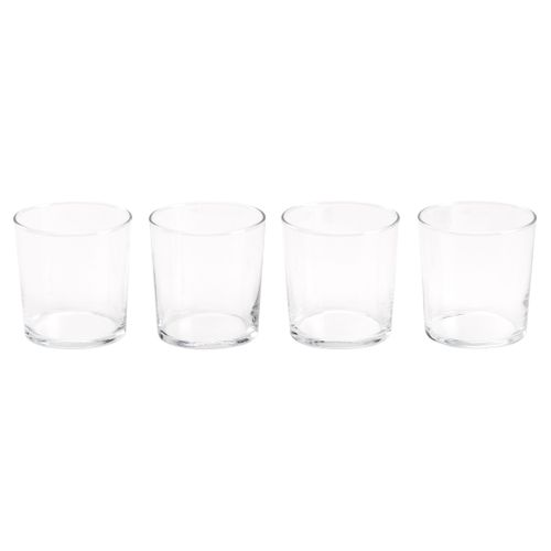 Lot de 4 gobelets 34,5 cl BONITA Transparent vue de face