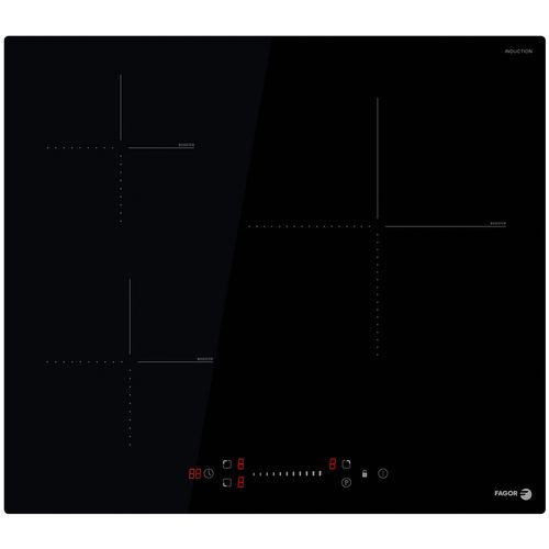 Table De Cuisson à Induction 60cm 3 Feux 6600w Noir - Fai3537