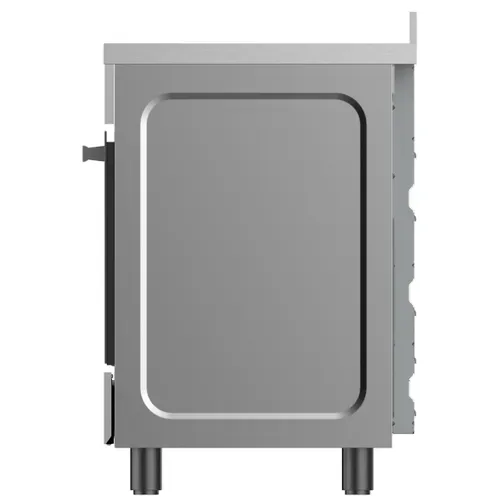 Piano de cuisson AMICA ACIS2115S 4 foyers Inox vue de profil