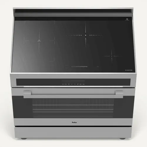 Piano de cuisson AMICA ACIS2115S 4 foyers Inox vue de derrière