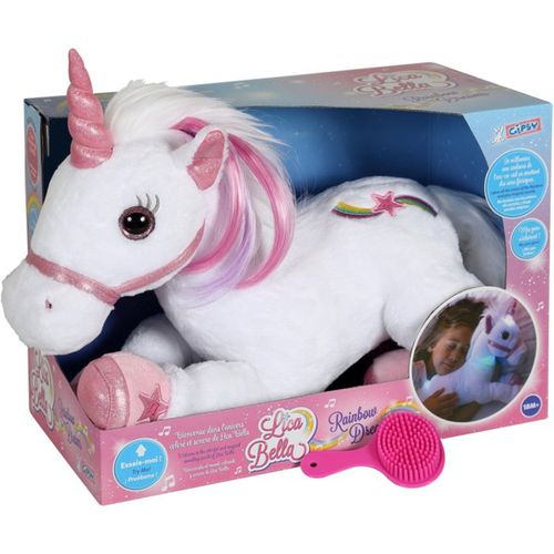 Licorne Interactive Musicale Et Lumineuse 35 Cm - Peluche Douce Brossable