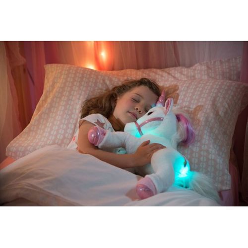 Licorne Interactive Musicale Et Lumineuse 35 Cm - Peluche Douce Brossable
