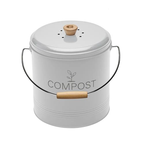 Black Sweden Home Poubelle De Cuisine 7L Pour Compost - Seau à Déchets Alimentaires Inodore Avec Couvercle -Passe Au Lave-Vaisselle & Écologique- Organisateur De Cuisine Pour Un Usage Quotidien | Noir