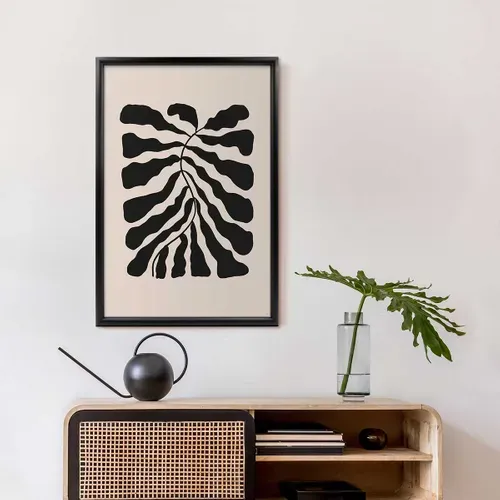 Cadre Photo Essentiel Exposition Noir 40x60 Cm Noir Bois Massif Fsc