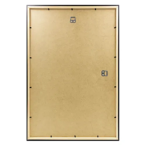 Cadre Photo Essentiel Exposition Noir 40x60 Cm Noir Bois Massif Fsc