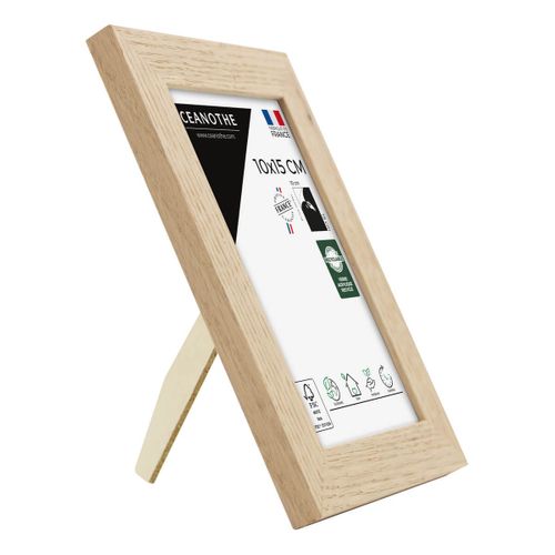 Cadre Photo  Tara 10x15 Cm Bois Brut Chêne