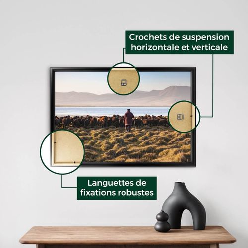 Cadre Photo Essentiel Exposition Brut 20x30 Cm  Bois Clair Naturel Bois Massif Fsc