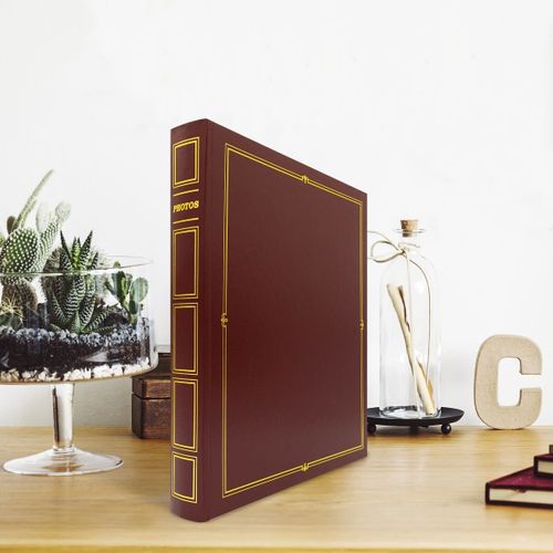 Album Photo Adhésif Cordoue Bordeaux 240 Photos 10x15