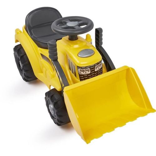 Porteur Tracto-pelle Jaune 12–36 Mois — Pelle Mobile Et Coffre Sous Siège