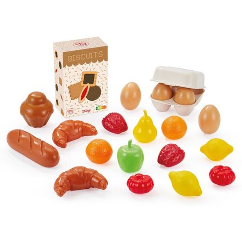 Chariot De Courses Jouet Garni 20 Aliments - Dès 18 Mois