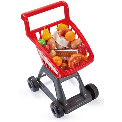 Chariot De Courses Jouet Garni 20 Aliments - Dès 18 Mois