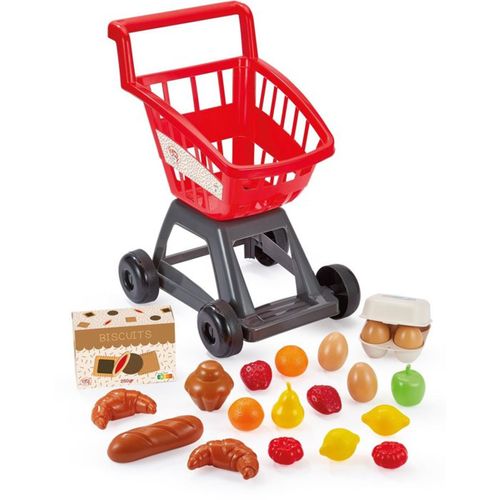 Chariot De Courses Jouet Garni 20 Aliments - Dès 18 Mois