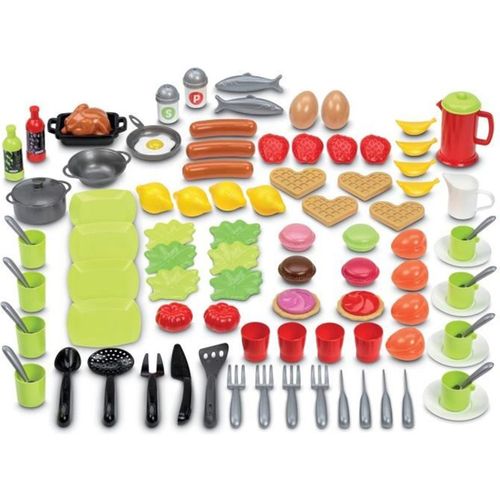 Jouets Ecoiffier - 606 - Egouttoir Cuisine Garni - 17 Accessoires - Jeu d' imitation - Dès 18 mois- Origine France Garantie | Votre wishlist sur