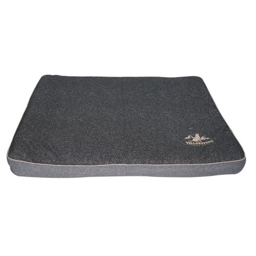 Matelas Rectangulaire Pour Chien Grand/moyen - Ouatiné Dense - Taille L - 80x60x7cm