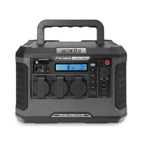 Station D'énergie Portable 1270 Wh, 3600 W Crête, Onduleur Inverter