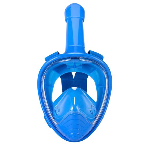 Masque De Plongée Full Face Enfant 6-12 Ans Anti-buée Snorkeling Sangles Réglables Noir Ou Bleu