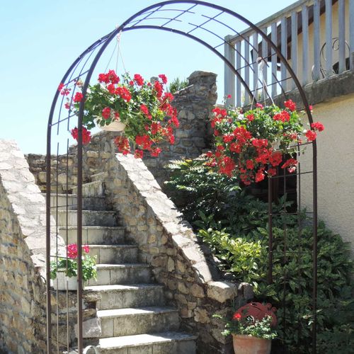 Arche De Jardin Treillage En Fer Grand Modèle - Louis Moulin