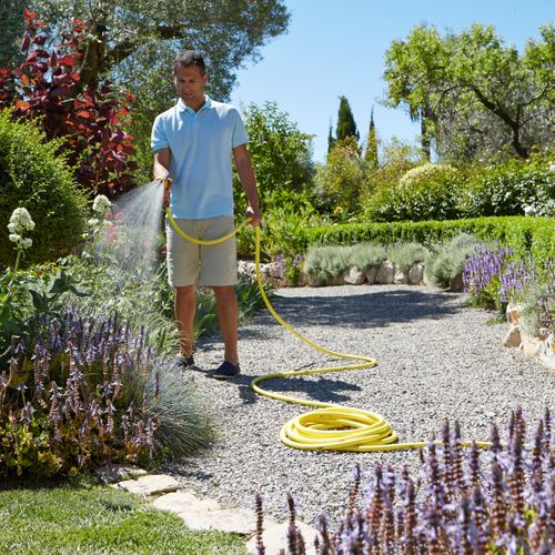 Tuyau D'arrosage Souple Multicouche D25 Mm X 25 M - Jaune 194268