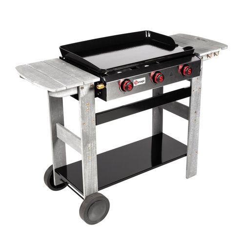 San Sebastian Plancha à Gaz 3 Brûleurs 8kw