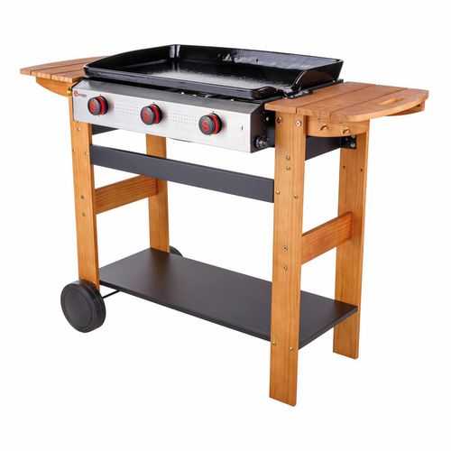 San Sebastian Plancha à Gaz 3 Brûleurs 8kw