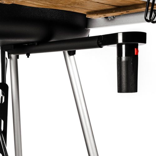 Barbecue À Charbon De Bois Avec Grille Pivotante - 86 X 63,5 X 95 Cm - Acier