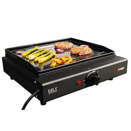 Plancha Electrique 2000w Plaque Fonte Émaillée 43x37cm - 804337