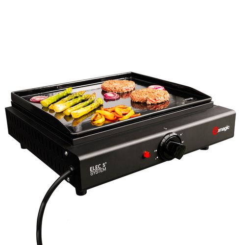 Plancha Electrique 2000w Plaque Fonte Émaillée 43x37cm - 804337