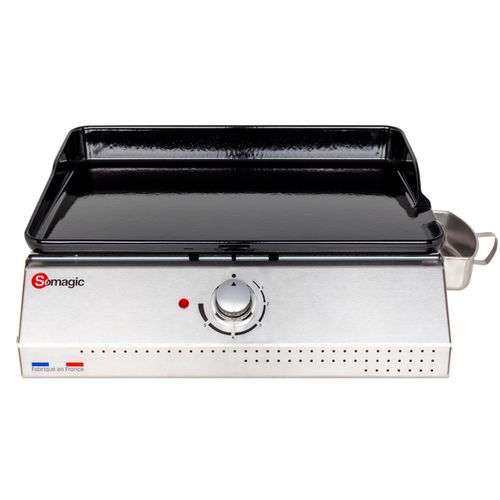 Plancha Électrique 2000w Telia Avec Cuve En Inox 1 Brûleur