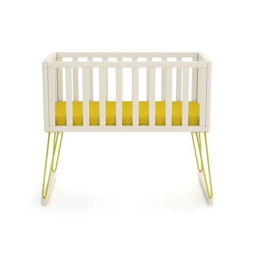 Berceau à Bascule En Bois Only Jaune 40 X 80 Cm