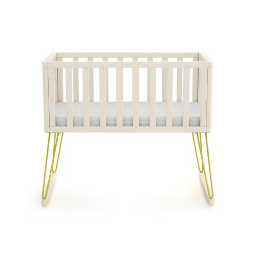 Berceau à Bascule En Bois Only Jaune 40 X 80 Cm