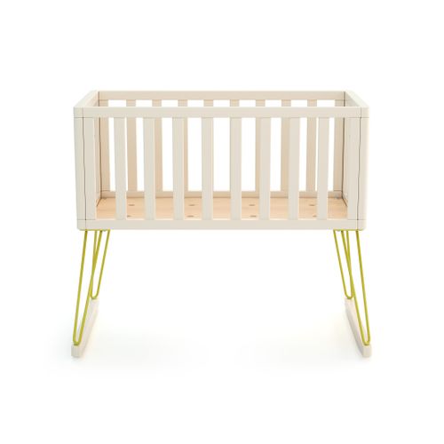 Berceau à Bascule En Bois Only Jaune 40 X 80 Cm