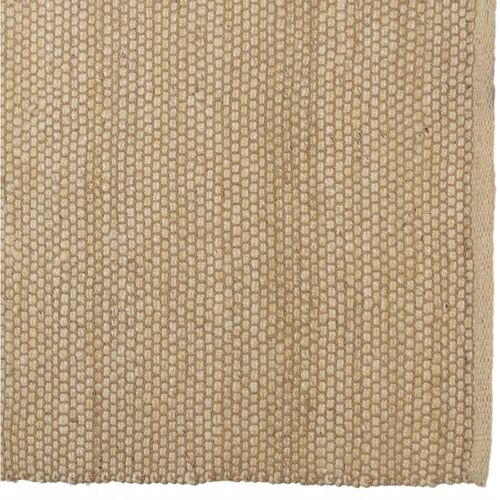 Quentin - Tapis Rectangulaire 200x290cm En Jute Et Coton Beige