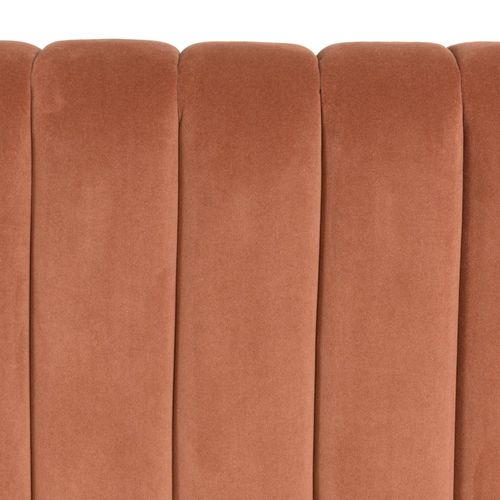Arthur - Tête De Lit Rembourrée Pour Lits 160/180cm Velours Orange